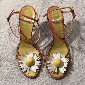 MOSCHINO FLORAL HEELS